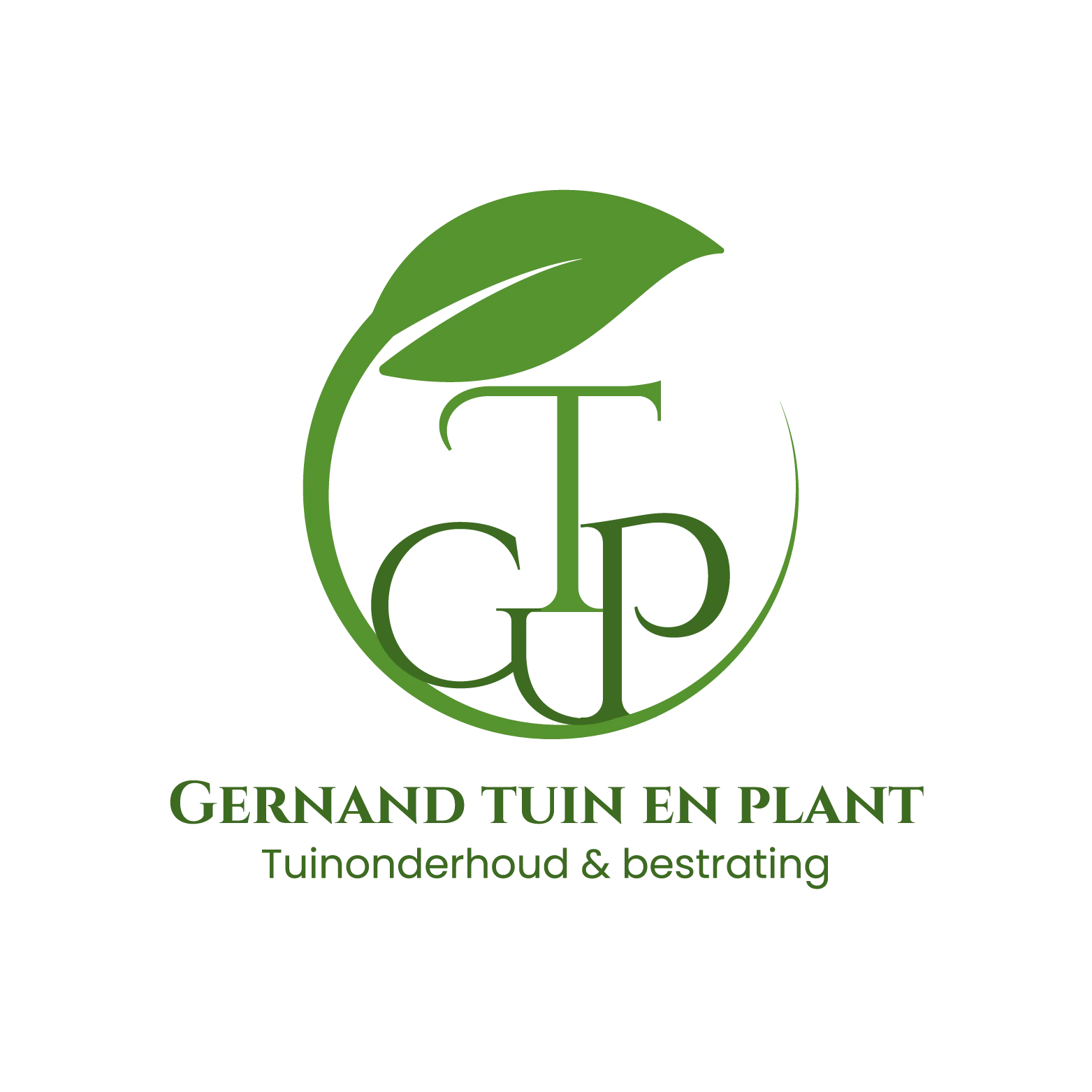 Gernand Tuin en Plant logo